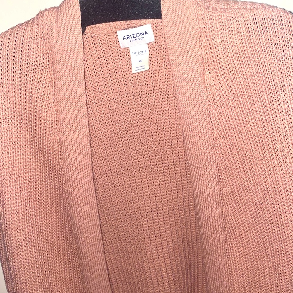 Women’s Arizona XS plum color cardigan - Picture 3 of 3